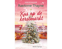 Kus op de kerstmarkt