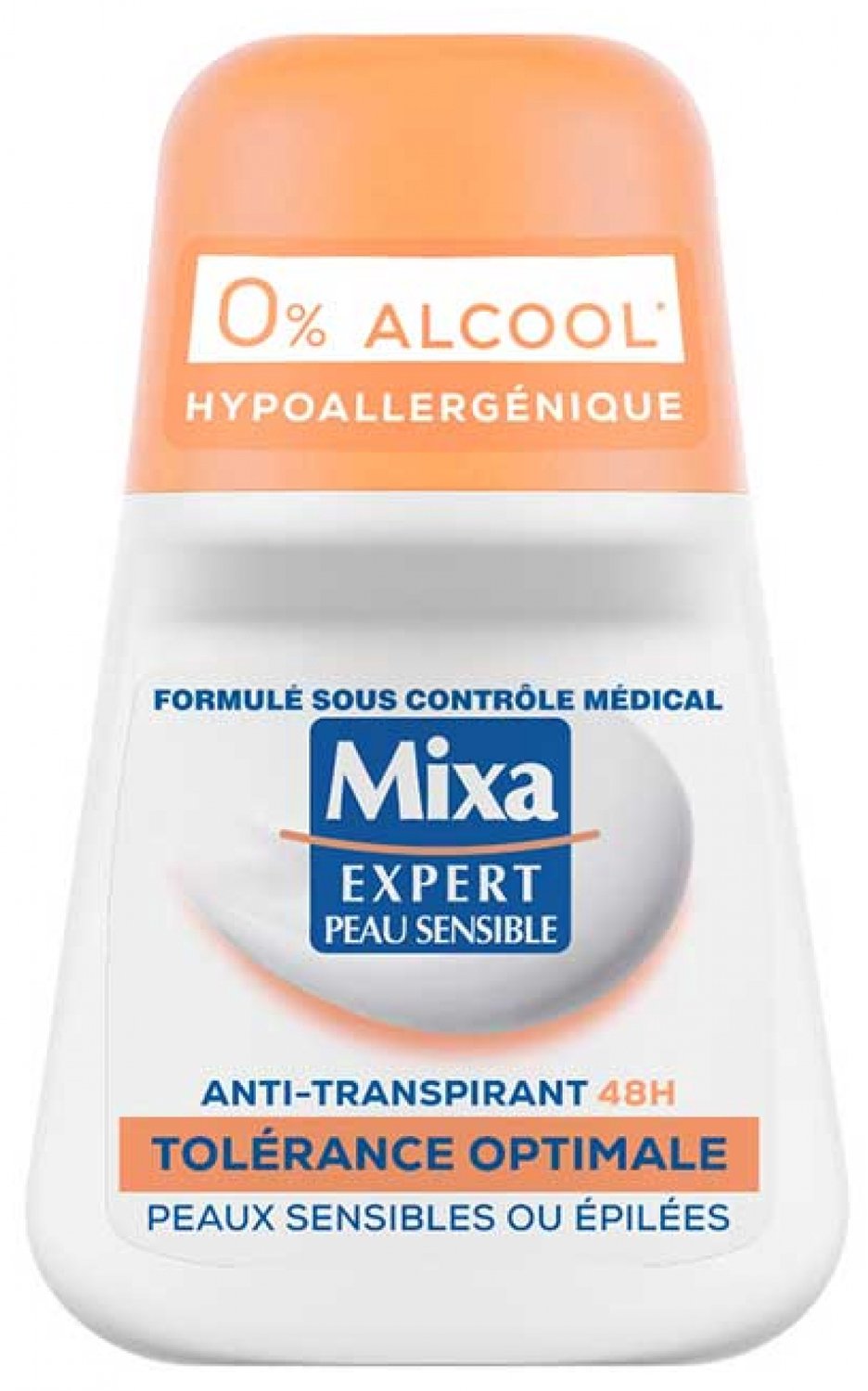 Mixa Expert Gevoelige Huid Anti-transpirant Optimal Tolerance 48H Roll-On 50 ml