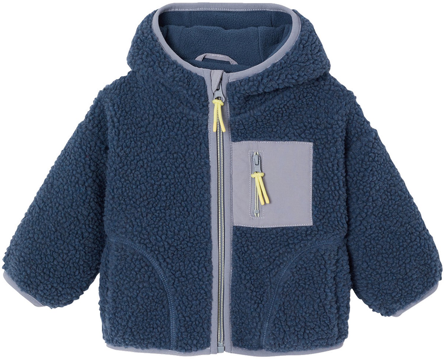 Vertbaudet Baby jongens sherpajack met capuchon