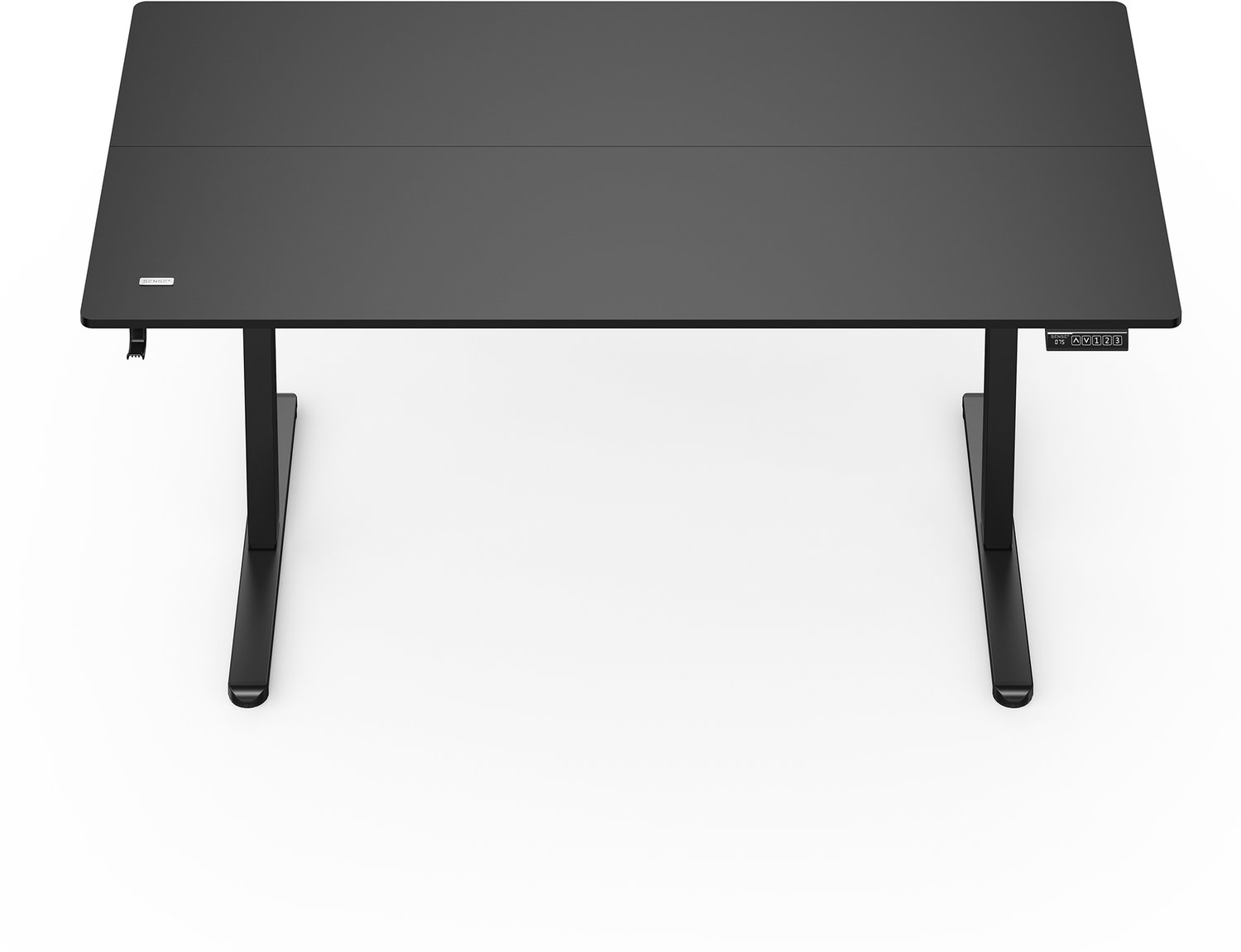 SENSE7 NOJO LIGHT - Elektrisch Verstelbaar Bureau - 160x80 cm - Geheugenfunctie - Zit Sta Bureau - Computertafel - Zwart thumbnail 2