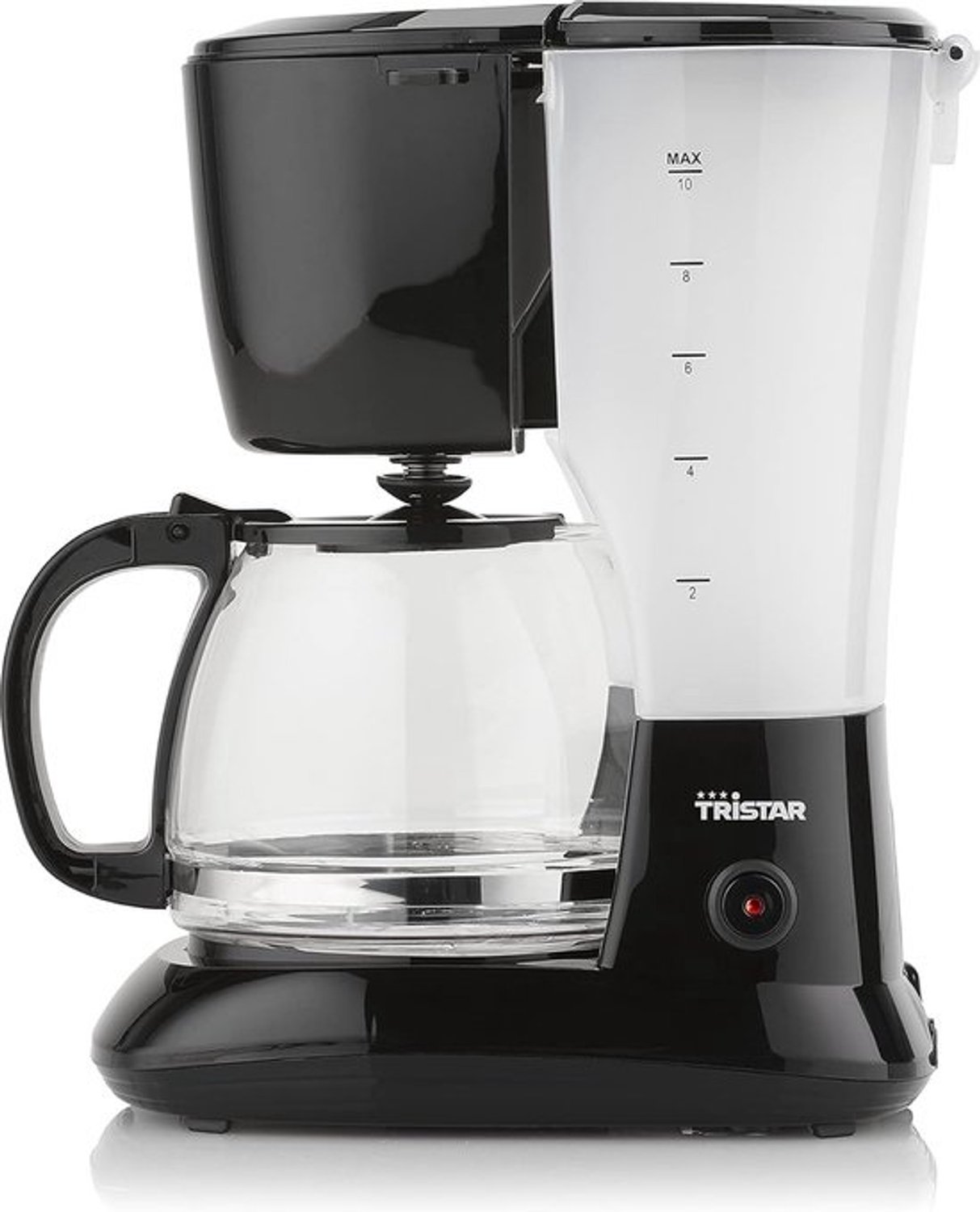 Koffiezetapparaat - 1.25 liter - met druppelstop - zwart