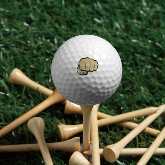 2 Vellen Gebaren Golfbalmarkeerders - 32 Stuks Grappige Golfbalstickers voor Identificatie, Cadeau voor Golfers en Golfaccessoires — afbeelding 3