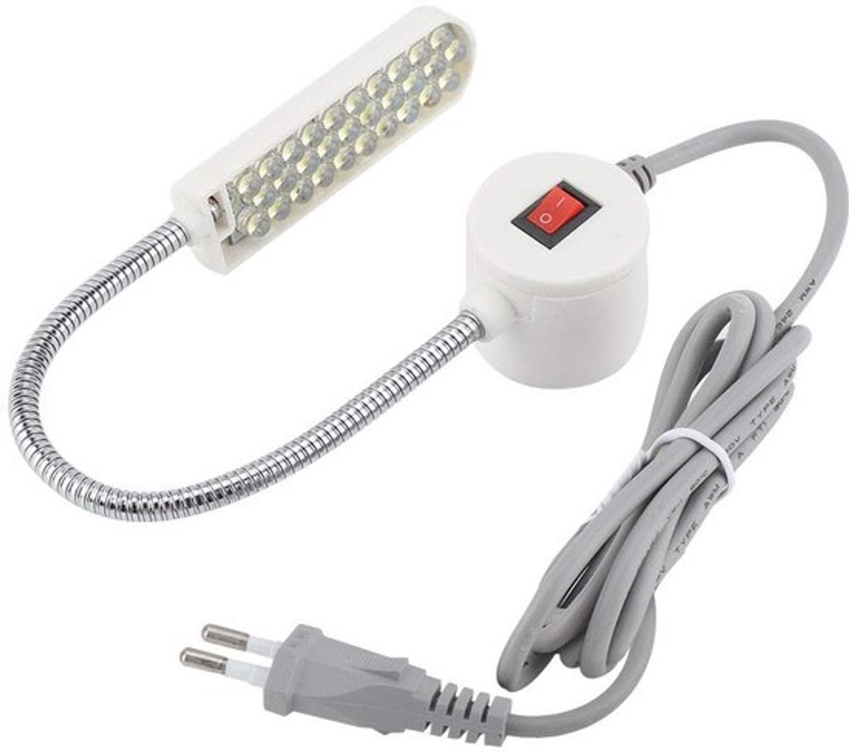 Allecto - Naaimachinelamp - LED verlichting - Werkzwanenhalslamp - Compact formaat