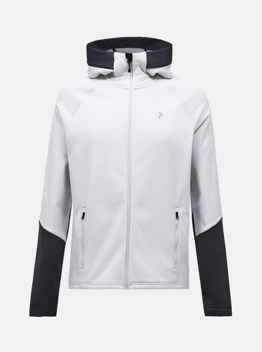 PEAK PERFORMANCE MEN’S RIDER ZIP HOOD Antarctica/ Motion Grijs