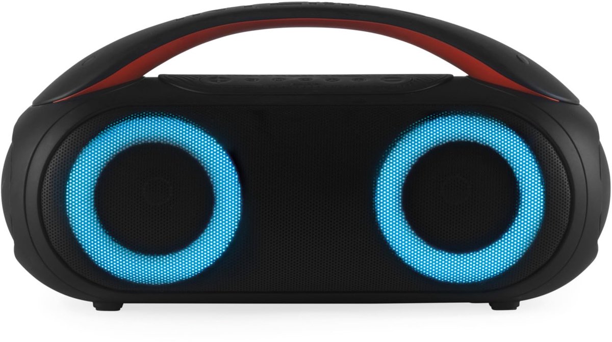 Intempo Party Boombox-luidspreker, 60 W, Bluetooth, Rhythm Sync-LED - ShopVlot