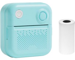 Mini Pocket Printer Draagbare Thermische Instant Foto Afdrukken Label Maker Machine BT Draadloos Verbinden Compatibel met Android of iOS APP Ondersteuning Ontvangstlabel Memo Sticker Notities Lijsten