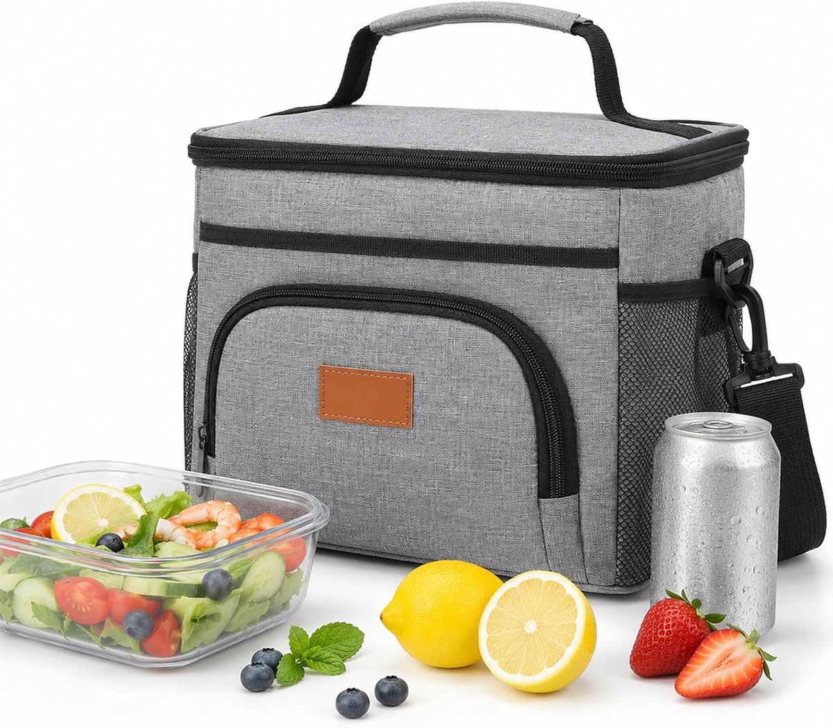 Koeltas voor maaltijden, 13 l, zacht, voor werk en picknick