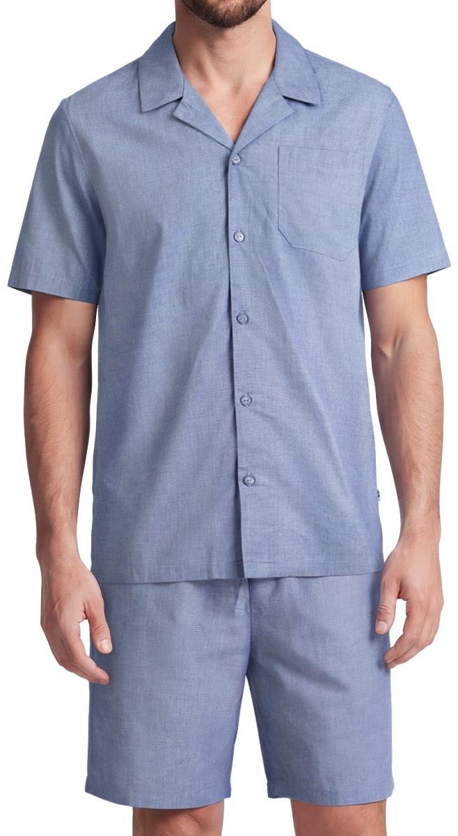 Seidensticker Heren pyjama Classic Fil a Fil