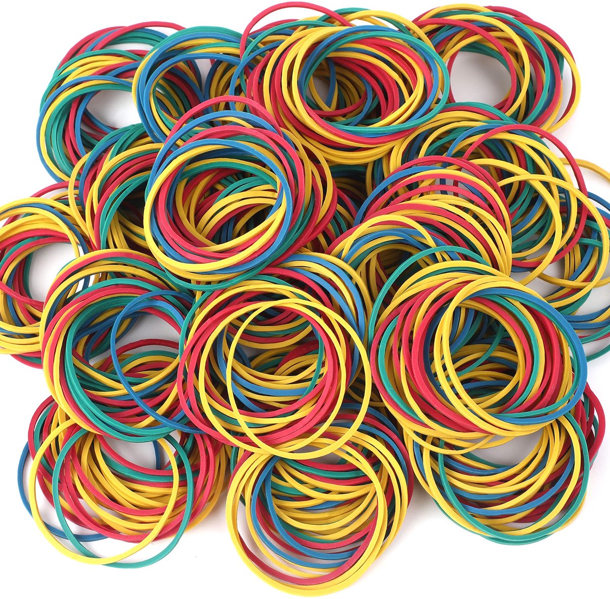 Gekleurde natuurlijke rubberen elastische banden 38 mm - zware kwaliteit - veelzijdig gebruik - ShopVlot