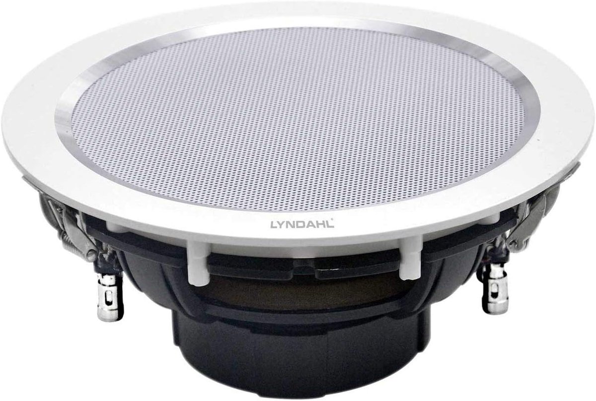Inbouwspeaker stereo - wit - elegant aluminium frame - unieke geluidsbeleving - ShopVlot