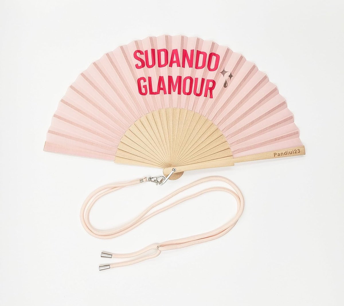 Handfan met grappige uitspraken - modern en kleurrijk - inclusief hanger - perfect voor bruiloften - ShopVlot