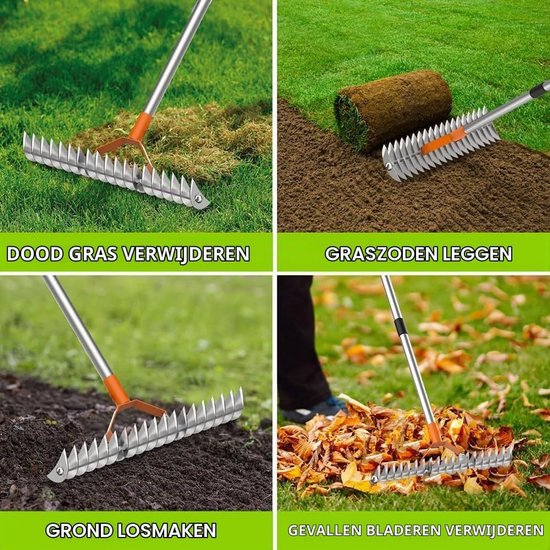 Handverticuteermachine hark,Handverticuteerder hark — afbeelding 3