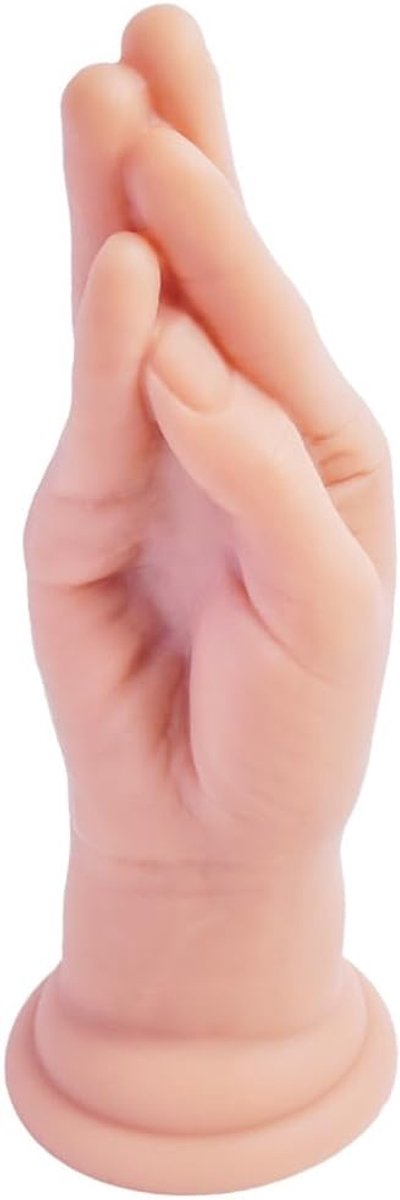 Realistische handdildo, 24,5 cm grote vloeibare siliconen fisting dildo met sterke zuignap. Gigantische fisting dildo voor vaginale en anale seks voor een plezierige ervaring