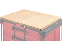 2 Pack Tafels Past voor Milwaukee Packout Rolling Tool Box, Lade Organizer en Heavy Duty Werkoppervlak met Montage Voeten, No-Drill Installatie voor Packout Accessoires