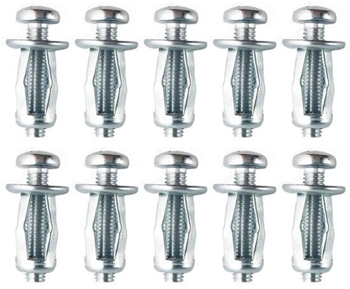 Bevestigingsankers voor holle ruimtes - M4 x 20 - Set van 10 metaal