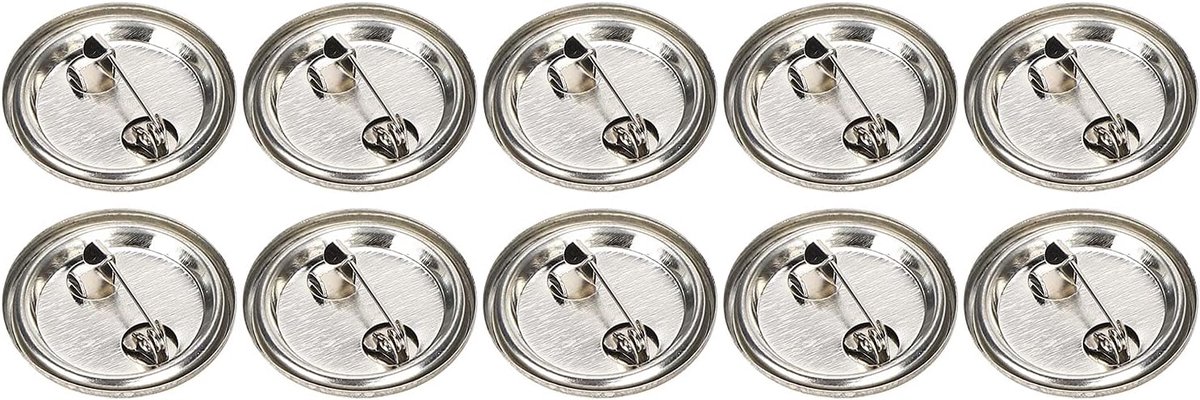 Pin-knop, 100 Stuks Ronde Badge Maken van Benodigdheden Duidelijke Knop Pin-badgeset voor Doe-het-zelf Handwerk Geschenken Souvenirs(25mm/1.0in)