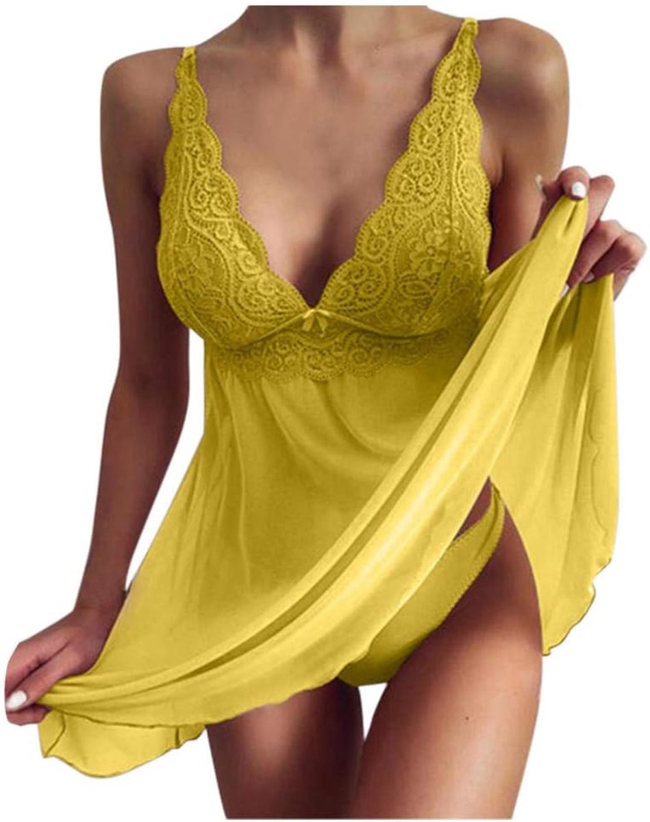 Vrouwen Sexy Satijnen Nachtjapon Erotische Kostuums Ondergoed Transparante Sexy Lingerie Vrouwen Jurk