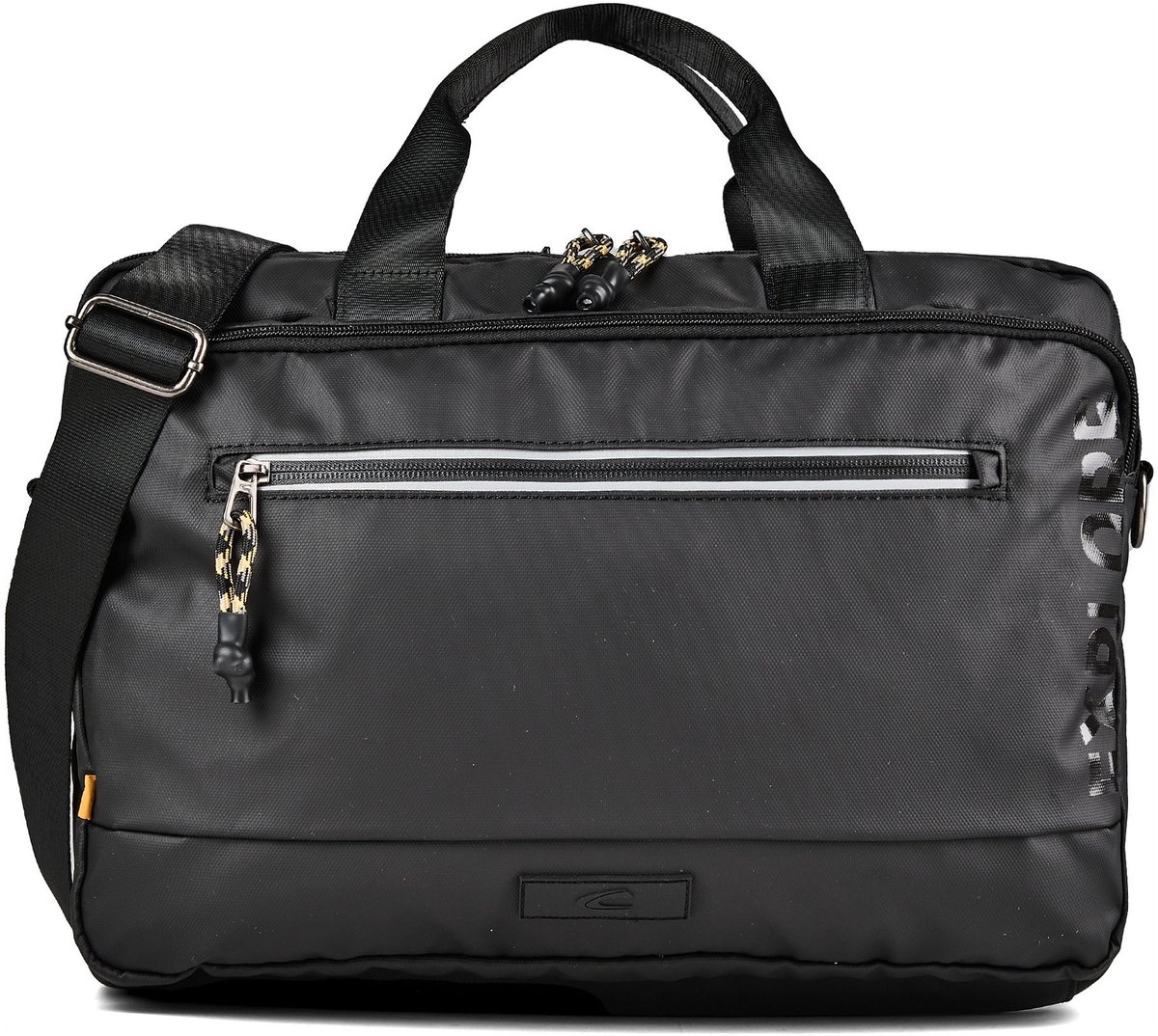 camel active business tas schoudertas met laptopvak Explore Business Bag Black zwart