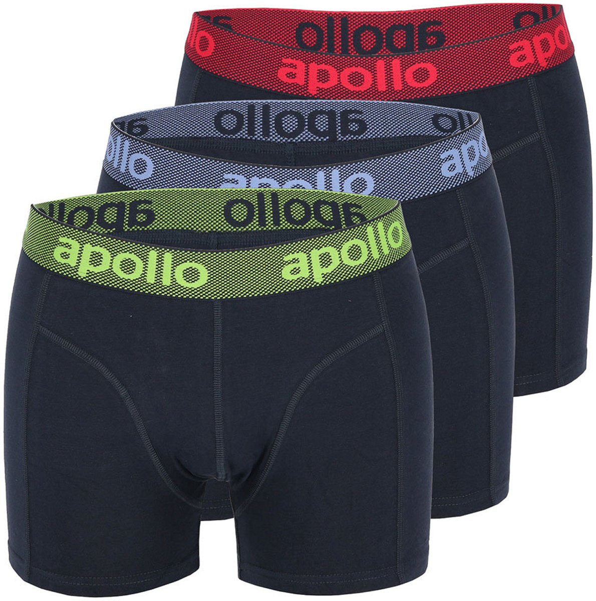 Apollo 3-pack: Uni Navy