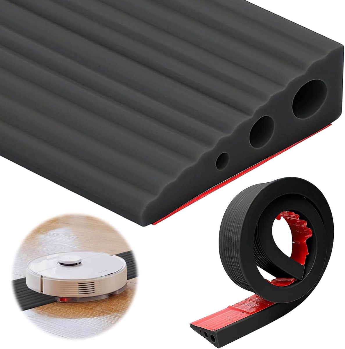 Door Threshold Ramp, Threshold Ramp, PVC Wheelchair Ramp, Non-Slip Surface, Rubber Ramp Threshold Ramp for Wheelchair - ShopVlot