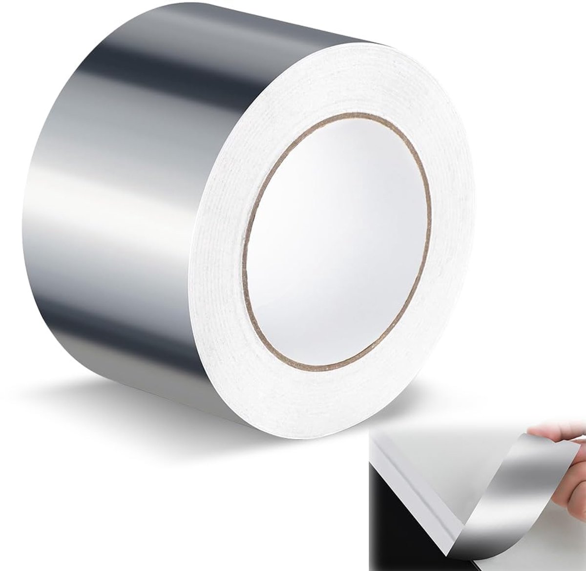 Aluminium tape 60 mm x 50 m - zelfklevend - waterdicht - ideaal voor reparaties - ShopVlot