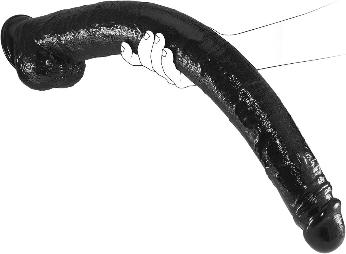 Realistische Dildo, Enorme Gigantische Dildo Seksspeeltjes voor Diepste Seks, Dikke Anale Dildo's met Sterke Zuignap, Zachte Flexibele Grote Dildo's voor Vrouwen Mannen Homo's