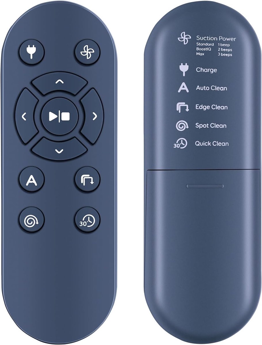 Vervangende afstandsbediening, compatibel met Eufy RoboVac 15C, 25C, 30C, 35C, 15C MAX, 30C MAX afstandsbediening