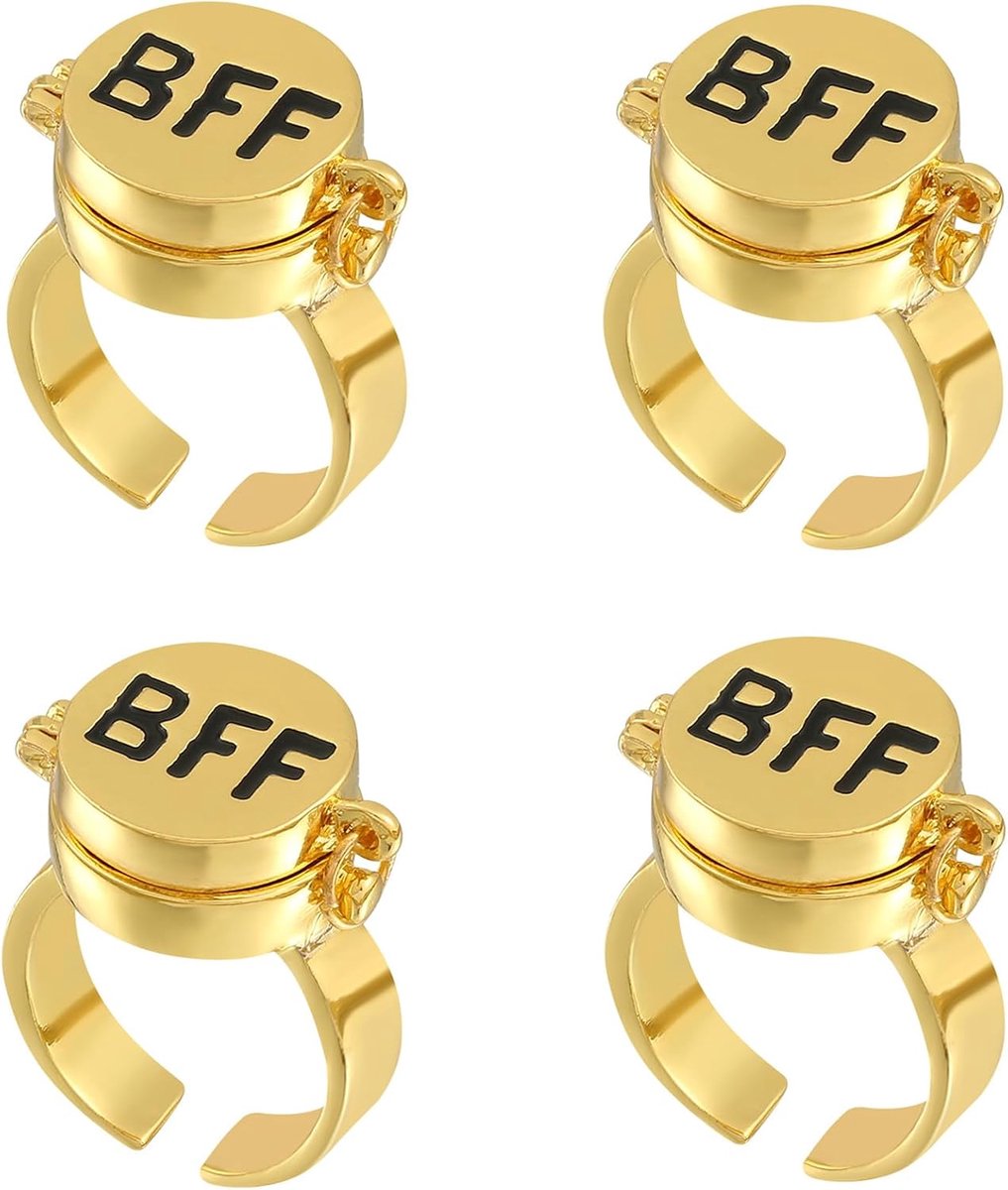 Ringen BFF ring vriendschapsring BFF vriendschapsring