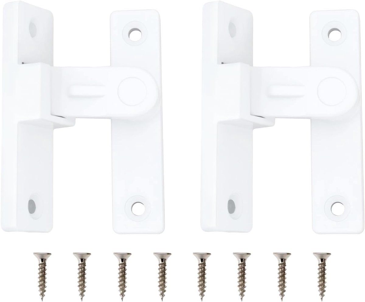 2 Sets 90 Graden Flip Deur Lock Swivel Lock 82mm voor Slaapkamer Badkamer Deuren Garages Tuinen Gate Schuur Hek