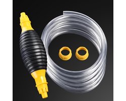 Handpomp, dieselpomp, oliepomp, 2 meter pvc-slang, universele afzuigpomp voor boot, auto, voertuig, diesel, benzine, olie, water