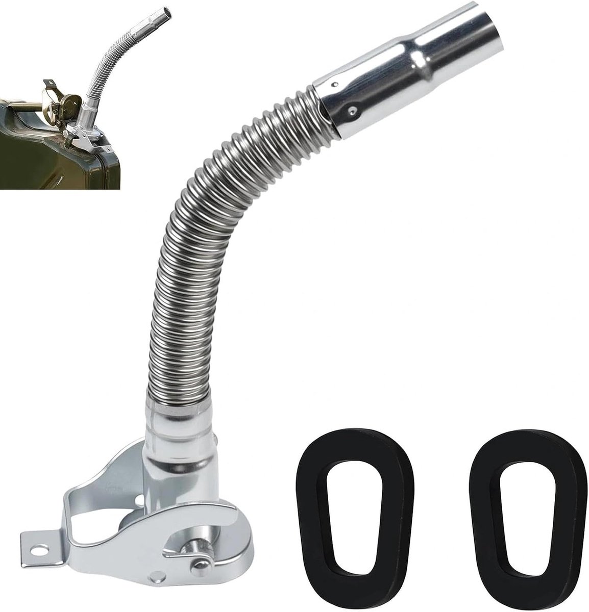 Schenktuit, jerrycan, flexibele jerrycan, schenktuit, voor 5/10/20 liter benzinejerrycan, dieseljerrycan, oliekan voor auto, vrachtwagen, schip, motorfiets