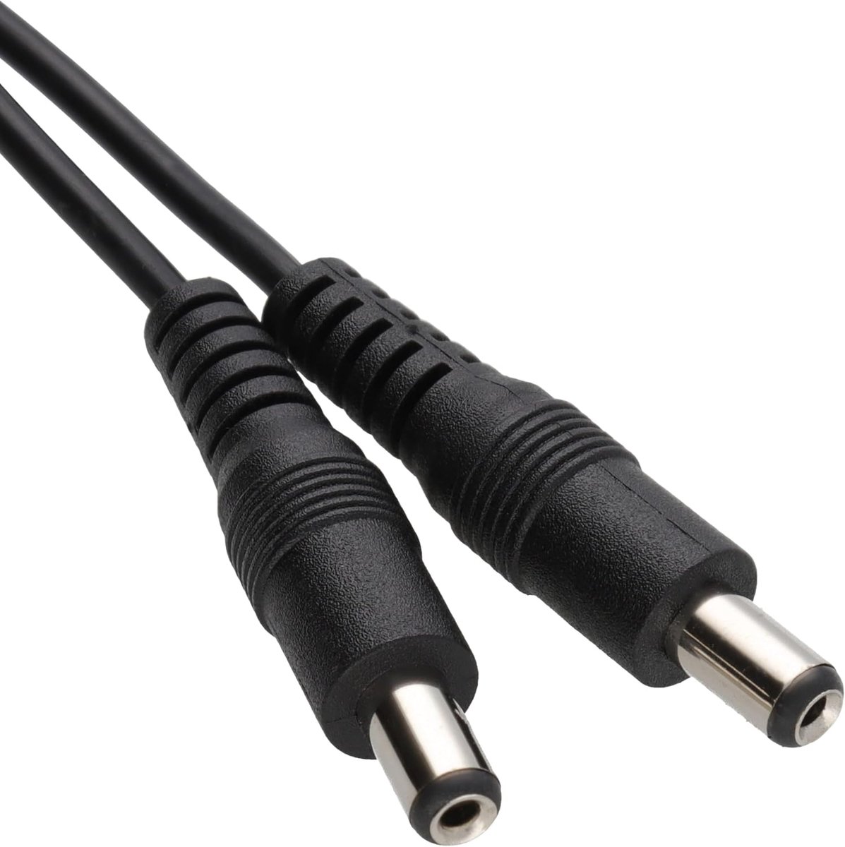 Kenable DC Voedingskabel Mannelijk naar Mannelijk 2,1mm x 5,5mm Connector 75W Laagspanning LED CCTV Zwart 3m