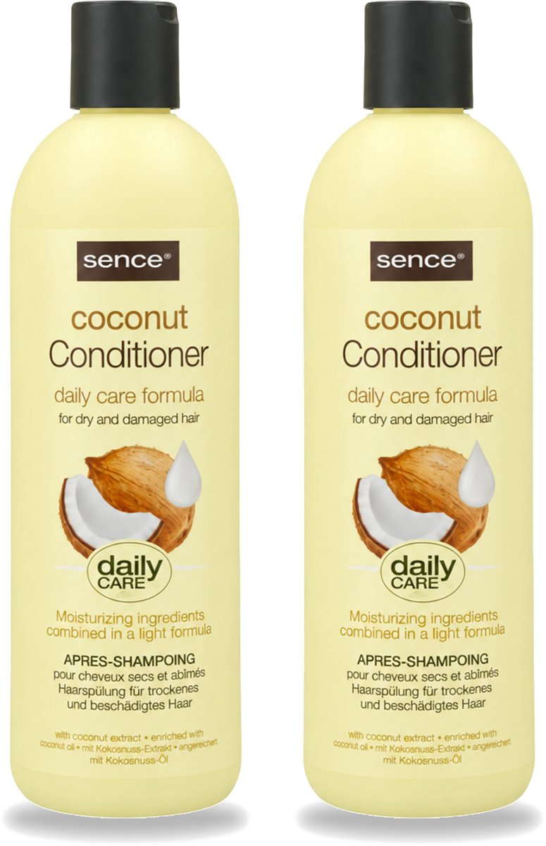2 x Sence – Conditioner – Coconut – 400 ml - Voordeelverpakking - 2 stuks