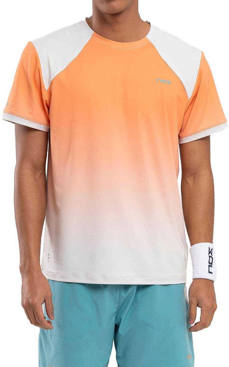 Nox Pro T-shirt Met Korte Mouwen Oranje S Man