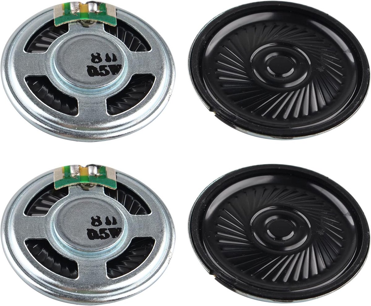 4 stuks 0,5 W 8 Ohm mini-magnetische luidsprekers 40 mm interne magneet vervanging Mini DVD EVD luidspreker miniatuur DIY