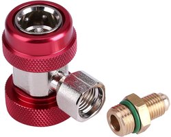 Naroote R134A, 134A Adapter Fittings R134 A/C Low High Fast Connector Air Conditioning Coupling Coupling Adapter - ShopVlot