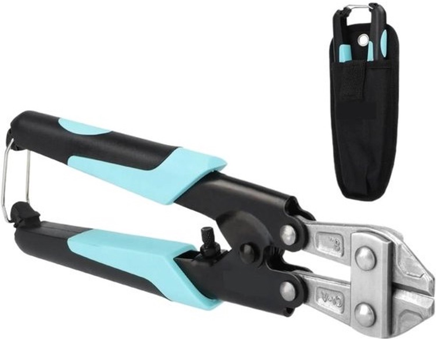 Mini Tang - Draadknipper Handgereedschap - Metaal Snijden - Verstelbare Opening - 200mm Kaak - Zwart