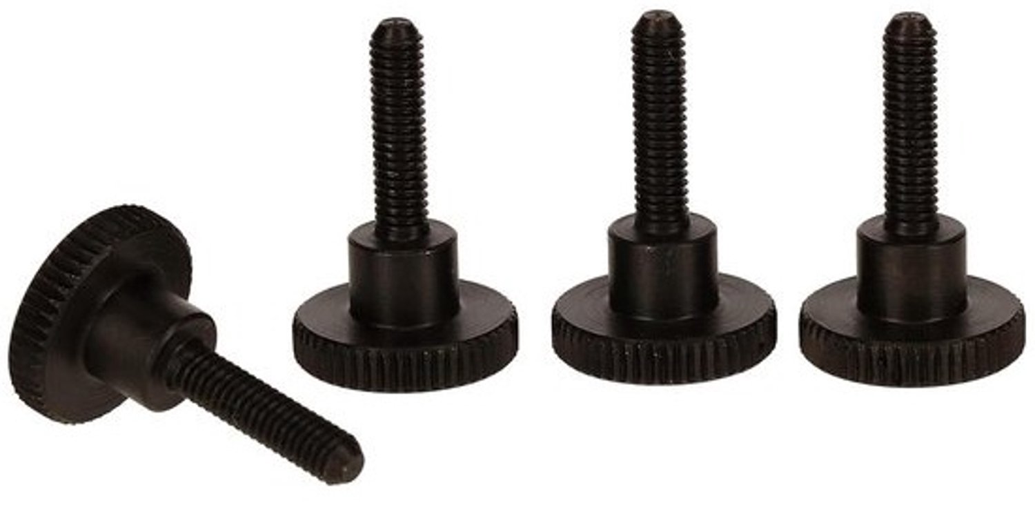 Gekartelde Schroeven - Duimschroeven - Bevestigen - Volledig Schroefdraad - M4 x 20mm - Zwart