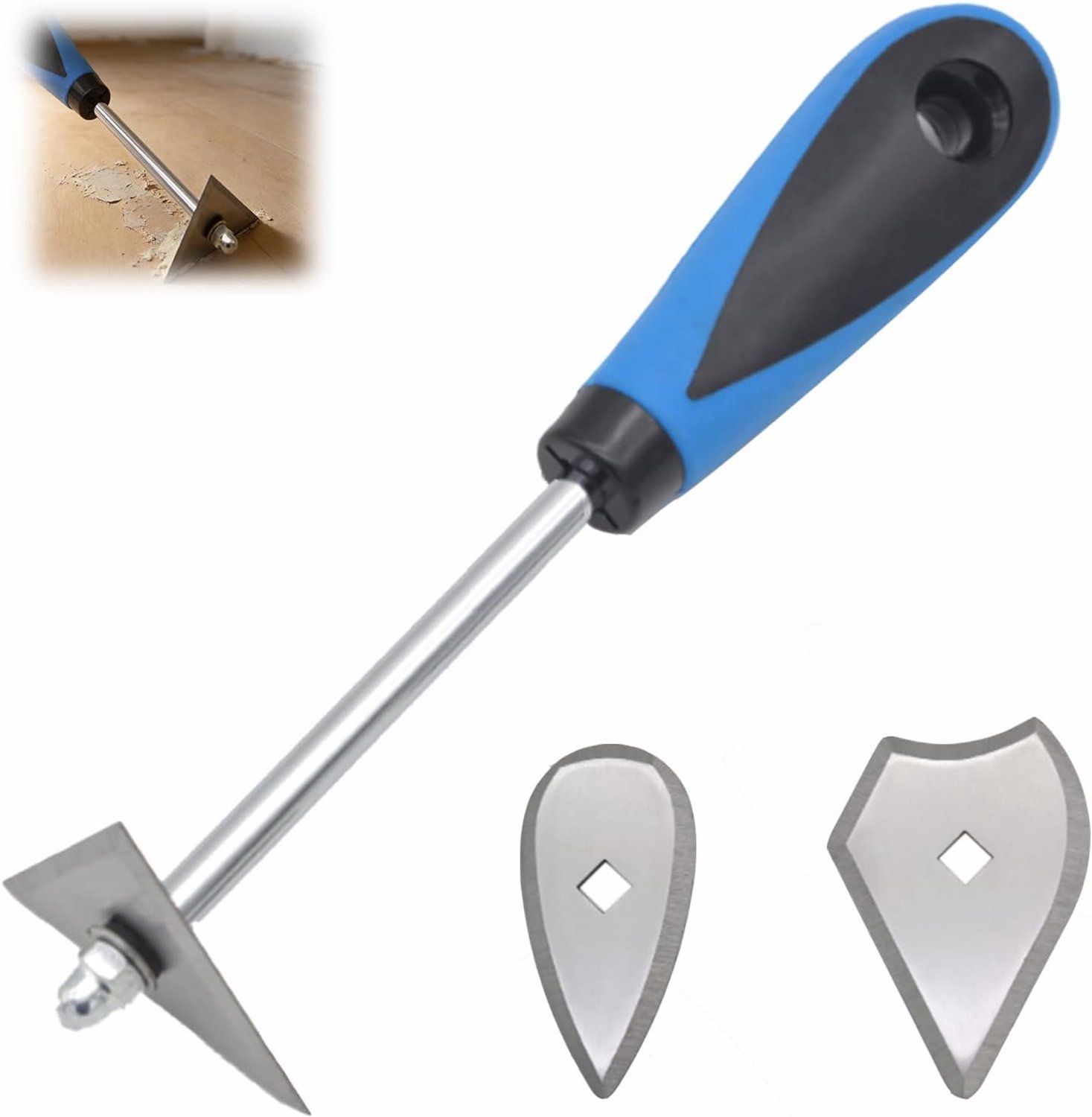 Multi Scraper Tool - Interchangeable Attachments - Hoogwaardige Staal - Verwijderen van Verf en Lak - Vemera