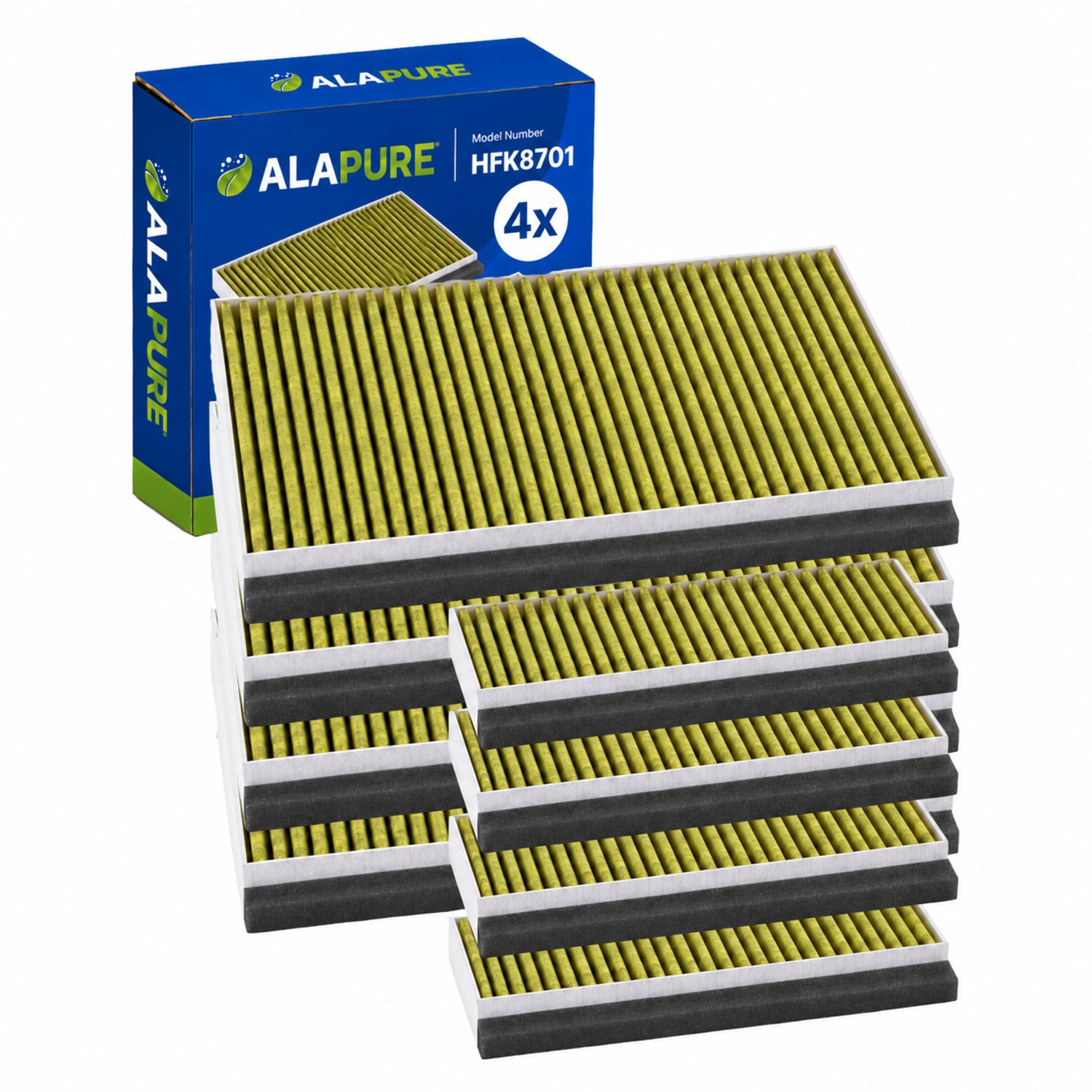 4x CleanAir Plus Koolstoffilter voor Siemens 11041790 / LZ10AKA00