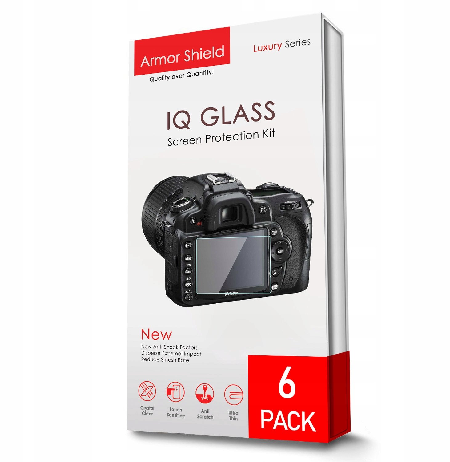 6x Hybride Screenprotector voor Olympus XZ 10 - Onbreekbaar
