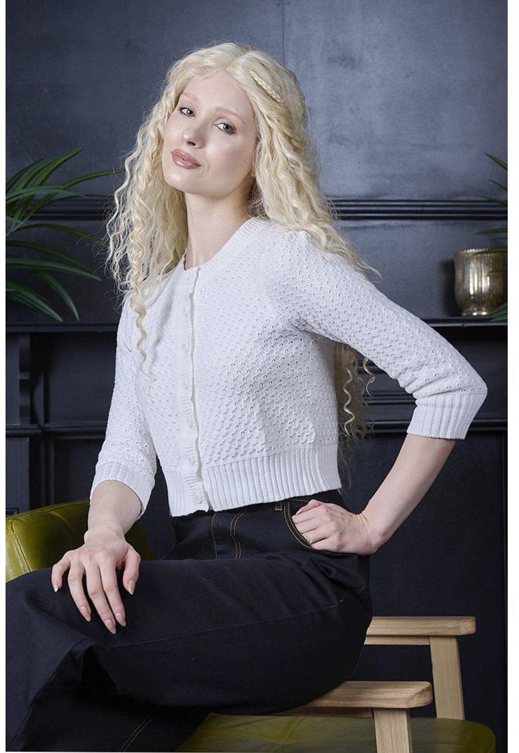 Banned - Fara Cardigan - M - Ivoorkleurig