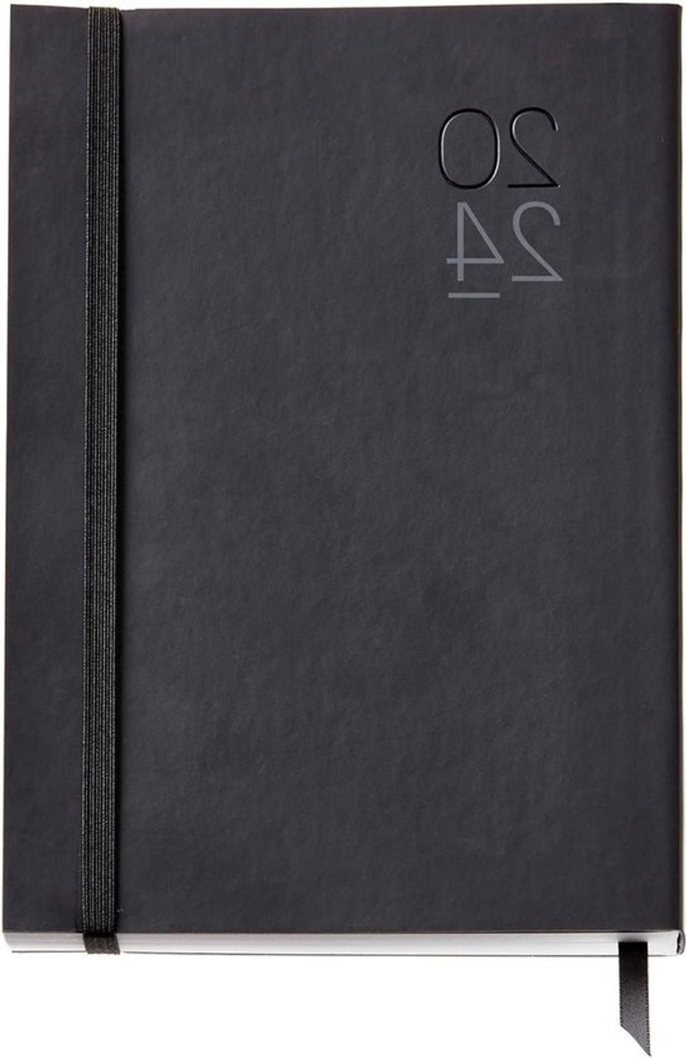 Jaarplanner 2024 - Weekplanner Agenda - Afspraken Plannen - Verticaal Weekoverzicht - 155 x 213 mm - Zwart