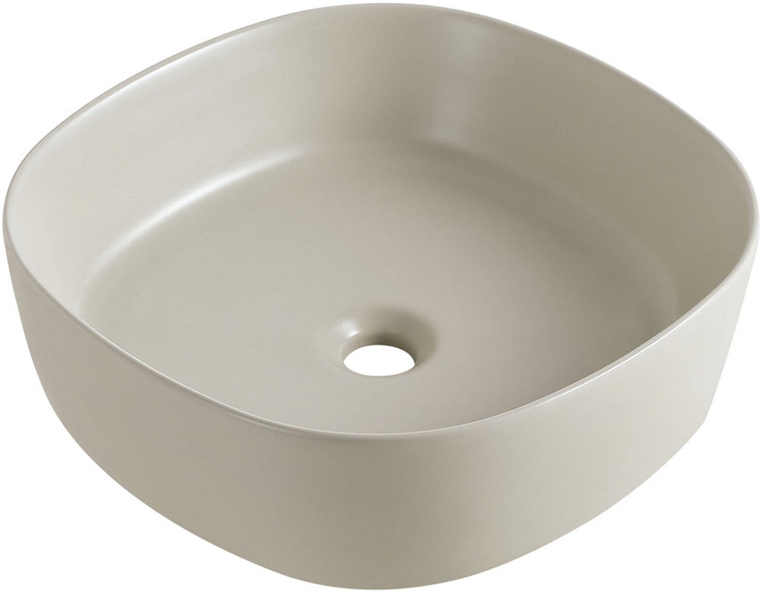 Wiesbaden Sofia Waskom Rond 44 x 44 x 13,5 cm Keramiek - Beige