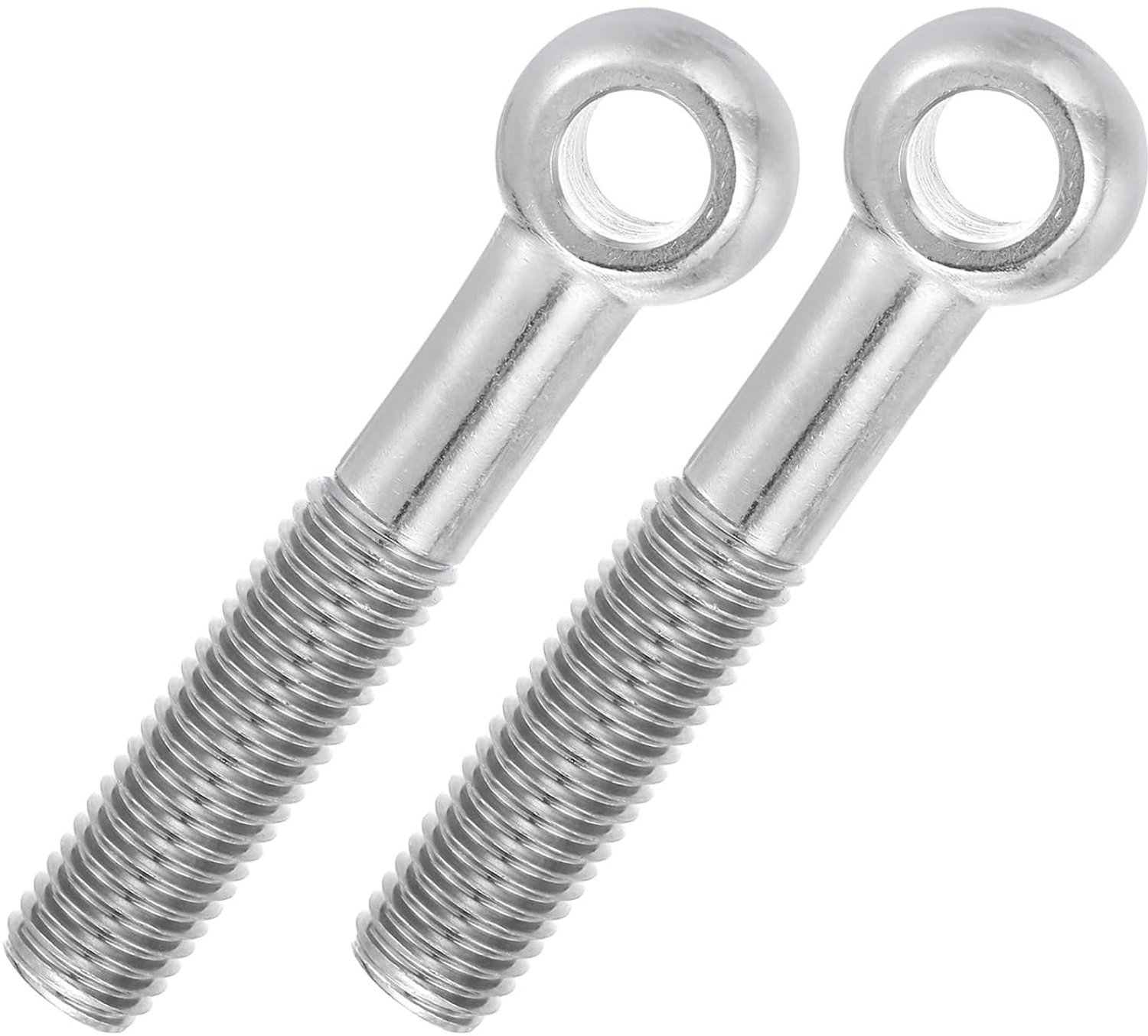 Oogbout M18 x 100 mm - roestvrij staal 304 - zwenk oogbout - voor bevestiging en rigging - 2 stuks - ServiceTopper