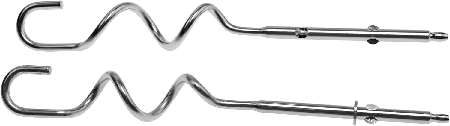 Kneedhaak compatibel - voor Kenwood HM330 HM337 HM430 handmixer - reserveonderdeel - ideaal voor kneden - Vemera