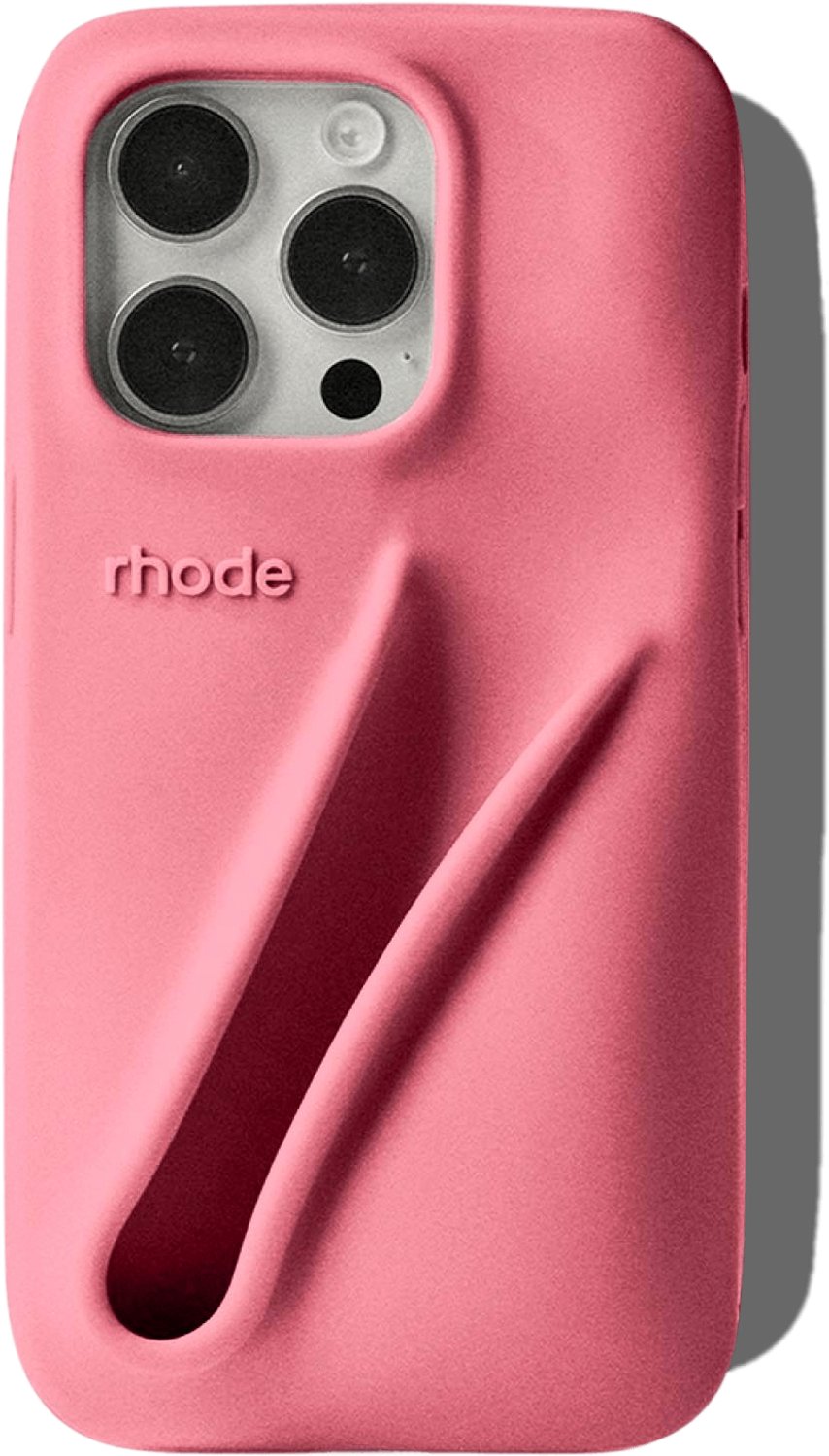 Rhode - Lip Case - Siliconen telefoonhoesje met lip-houder - iPhone 14 Pro - Sweet Pea