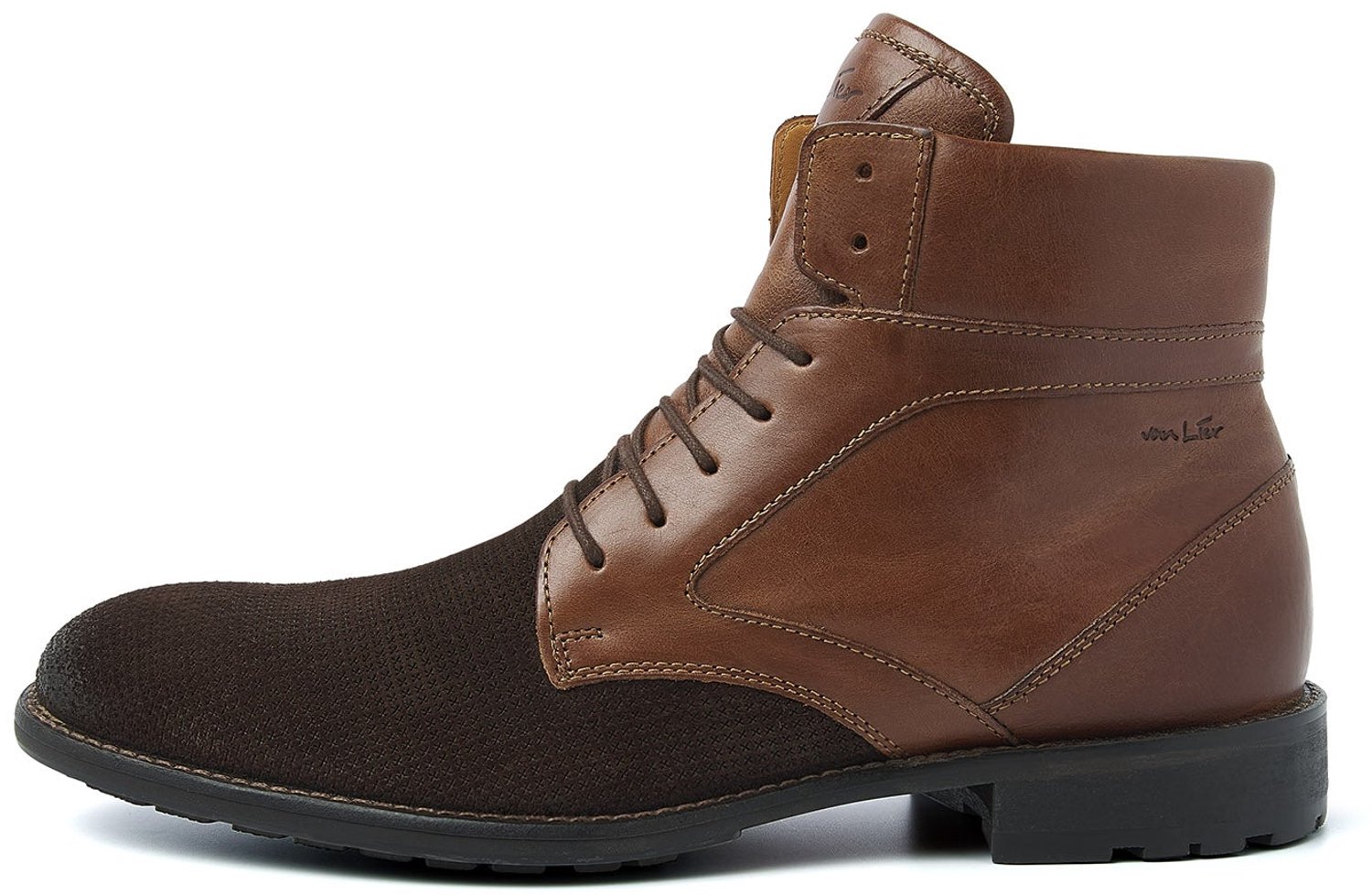 VANLIER - Heren Schoenen Henry - Bruin - Maat 45