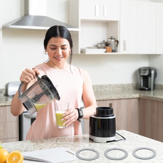 Blender Pakking 4 Stuks - Rubberen Grijze O-Ring - Vervanging voor Goede Afdichting - m-winkel — afbeelding 2