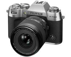 Fujifilm X-T50 - Systeemcamera - + XF16-50mm lens - Silver
